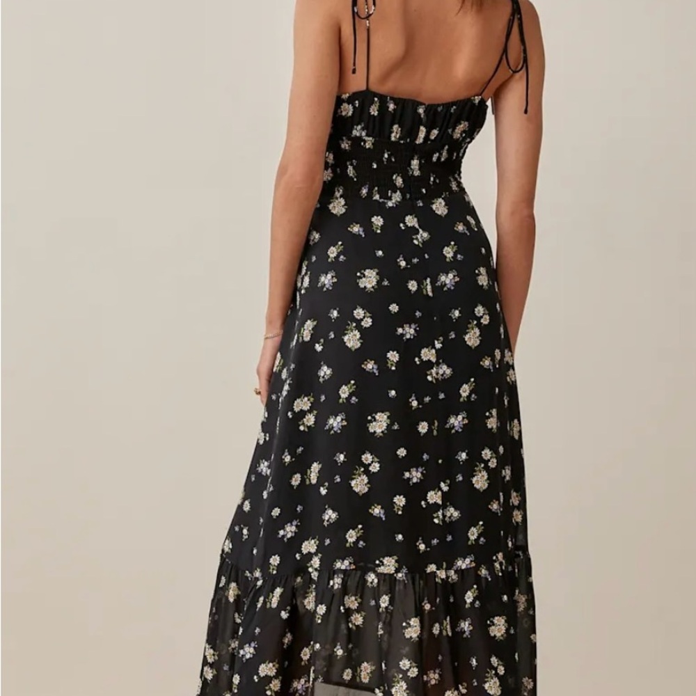 Reformation Floral Black Maxi Dress - Picture 8 of 10